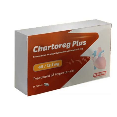 CHARTOREG PLUS 40 / 12.5 MG 28 TAB
