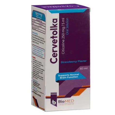 CERVETOLKA 250MG 5ML ORAL SUSP. 60ml--