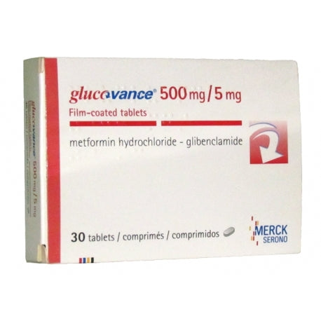 GLUCOVANCE 500MG 5MG 30TAB --