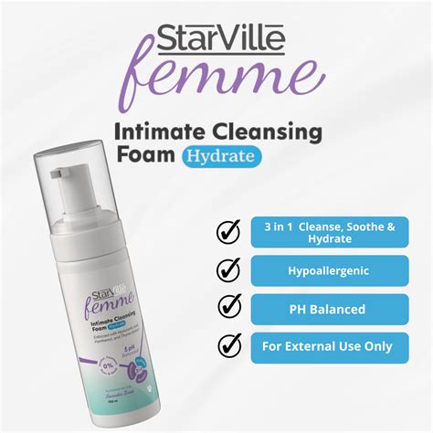 STARVILLE FEMME INTIMATE CLEANSING HYDRATE 150ML