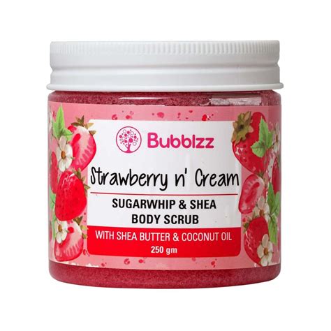 BUBBLZZ STRAWBERRY-CREAM BODY SCRUB 250MG
