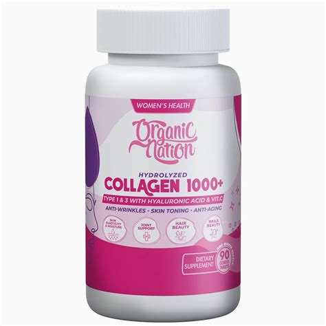 ORGANIC NATION HYDROLYZED COLLAGEN 100 90TAB