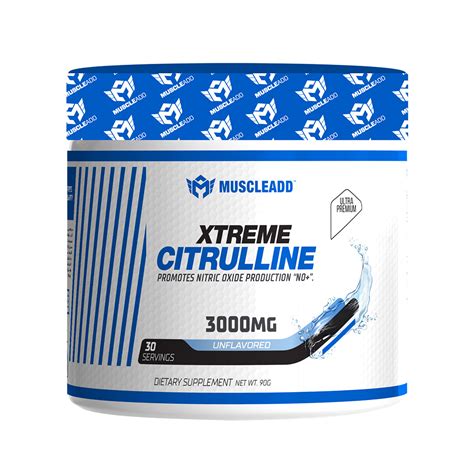 MUSCLEADD XTREME CITRULLINE 30SERV UNFLAVORED 3000MG