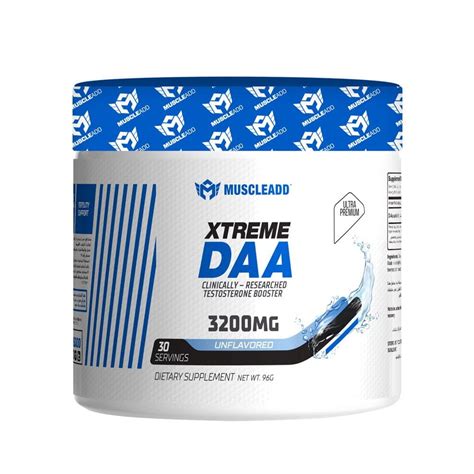 MUSCLEADD XTREME DAA 30SERV UNFLAVORED 3200MG