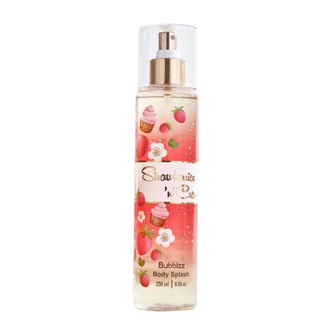 BUBBLZZ STRAWBERRIES N CREAM BODY SPLASH 250ML