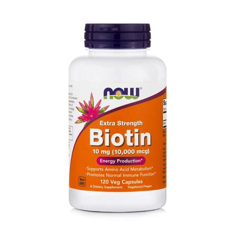 NOW -- BIOTIN 10MG 120CAP