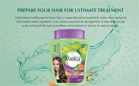 VATIKA HAMMAM CREAM (OLIVE ALMOND HENNA) 225G