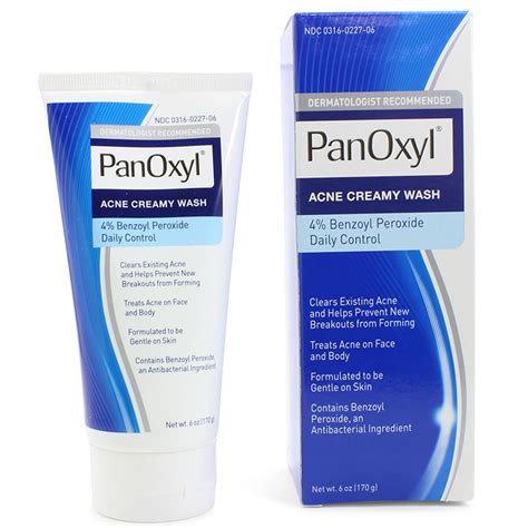 PANOXYL ACNE CREAM WASH 4%BENZOYL PEROXIDE 170G %%
