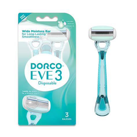 DORCO EVE 3 FW Women's Handheld Hair Clipper + 2 Razors