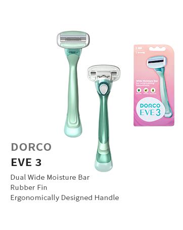 DORCO EVE 3 FW 4 PC Women's Razors