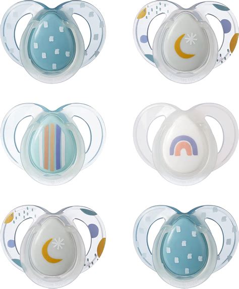 BABY TIME SILICONE SOOTHER 6-18M (BT129) Beveled Pacifier, Various Colors