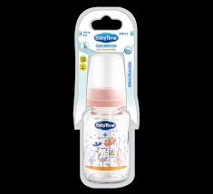 BABY TIME GLASS FEEDING BOTTLE 125ML (BT074) Bottle
