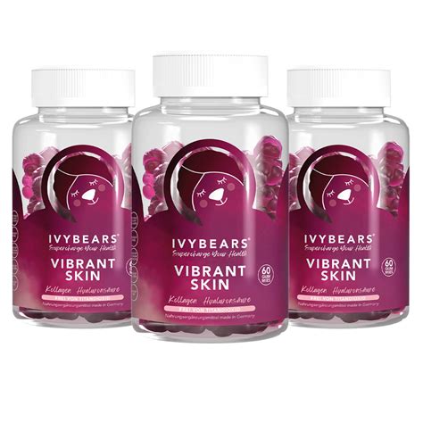 IVYBEARS VIBRANT SKIN 60GUM 2PIC+1FREE