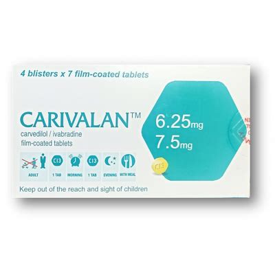 CARIVALAN 6.25 7.5MG 28 FC TAB --