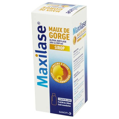 MAXILASE (ALPHA-AMYLASE) SYRUP 200ML