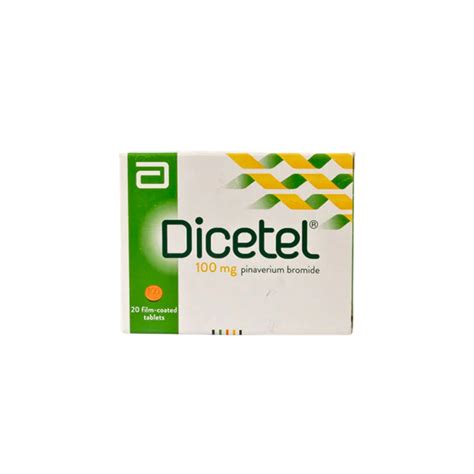 DICETEL 100 MG 20 TAB ---