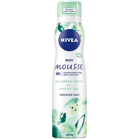NIVEA BODY MOIST MOUSSE CUCUMBER MATCHA TEA 200ML %%