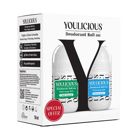 YOULICIOUS NATURAL TOUCH DEO ROLL ON 50ML