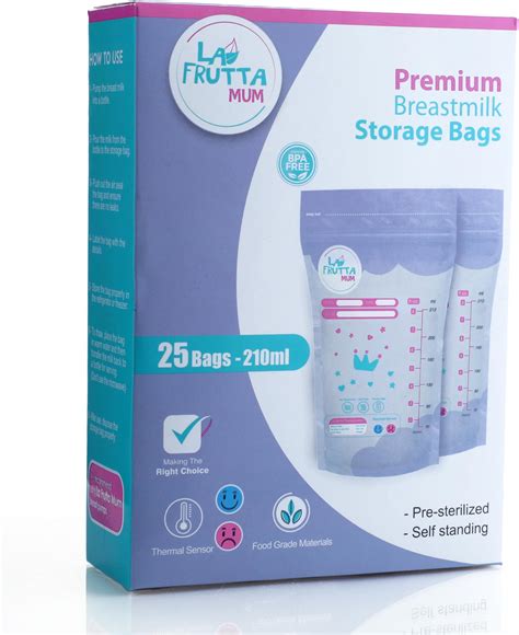LA FRUTTA PREMIUM BREASTMILK STORAGE 25BAGS 210ML