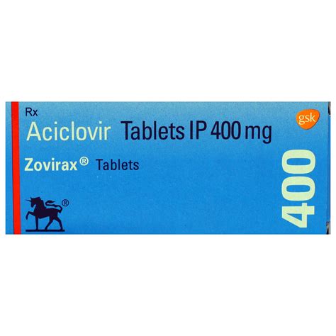 ZOVIRAX 400MG 10 TAB --