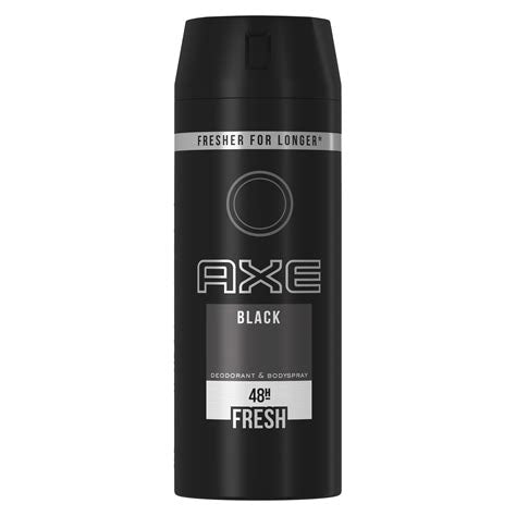 AX BODY SPRAY (BLACK) 150ML Save 30 EGP