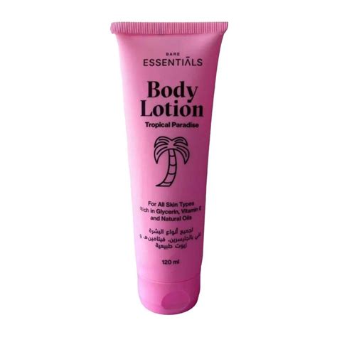 ESSENTIALS BODY LOTION TROPICAL PARADISE 120ML