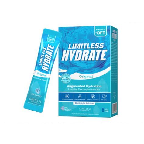 LIMITLESS HYDRATE ORIGINAL BLUE RASPBERRY 6STICK