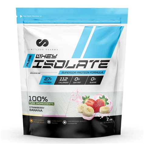 LIMITLESS WHEY PROTEN ISOLATE BANANA 2000G