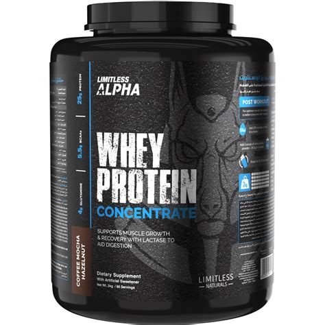 LIMITLESS WHEY PROTEN CONCENTRATE COFFEE MOCHA 2KG