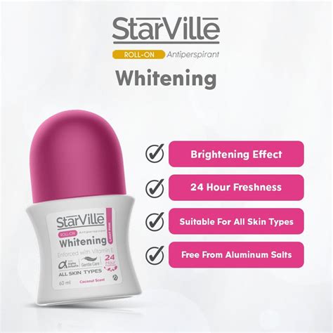STARVILLE ROLL-ON LIGHT PINK 60ML+SOAP 90GM OFFER