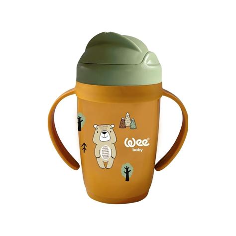 WEE BABY FRIENDS CUP 300ML (339) Straw Cup with Handle
