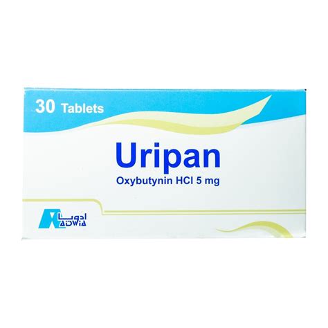 URIPAN (OXYBUTYNIN 5 MG) 30 TAB