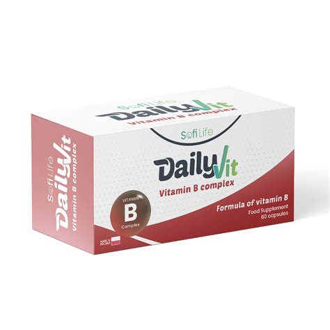 SOFILIFE DAILYVIT VITMIN B COMPLX 60CAP