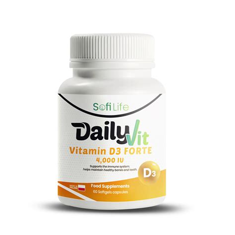 SOFILIFE DAILYVIT VITMIN D3 FORT 4000 60CAP
