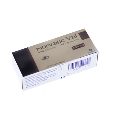 NORVASC VAL 5/80 MG 30 TAB