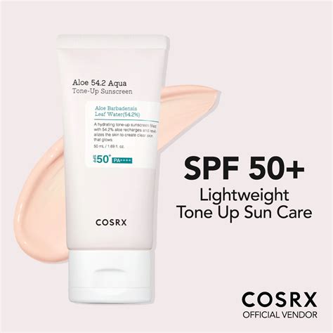 COSRX ALOE 54.2 AQUA TONE UP SUNSCREEN 50ML