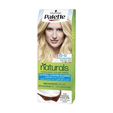 PALETTE NATURALS COLOR 10-0 EXTRA LIGHT BLONDE