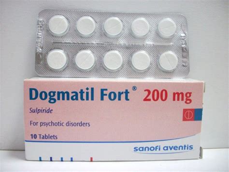 DOGMATIL FORT 200 MG 10 TAB ----