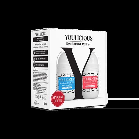 YOULICIOUS (NATURAL TOUCH+ NAUGHTY FRUITY)ROLL ON 50ML OFFER