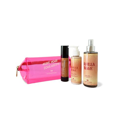 SOUL AND MORE KIT (VANILLA WAVE) SPLASH+LOTION+HAIR MIST+LIP BALM