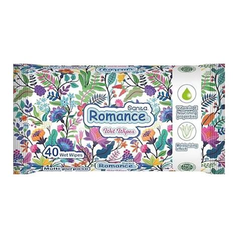 SANITA ROMANCE 40 WET WIPES