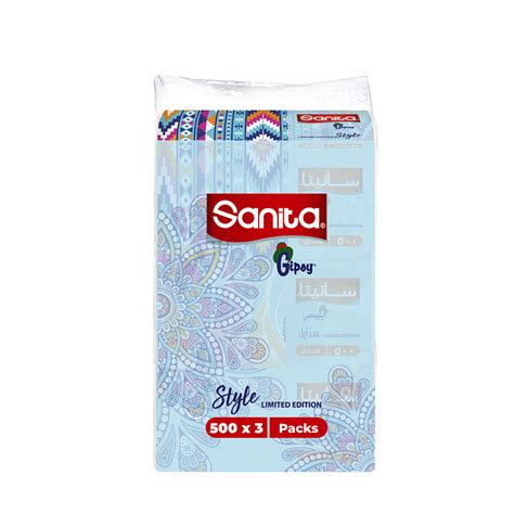 SANITA GIPSY Family Tissues - 500 Tissues