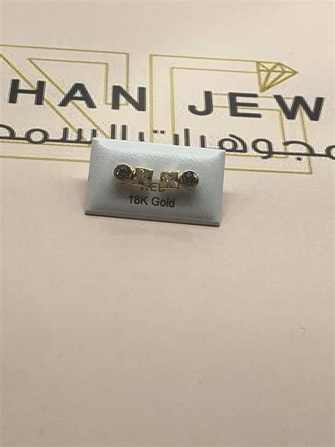 NINA GOLD CRYSTAL MINI (3057) MEDICAL EARRINGS