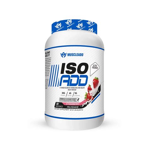 MUSCLEADD ISO ADD PLUS 30SERV STRAWBERRY 1020GM