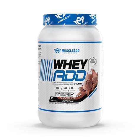 MUSCLEADD WHEY ADD PLUS 30SERV CHOCOLATE 1020GM