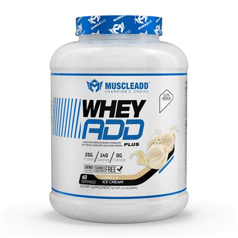 MUSCLEADD WHEY ADD PLUS 60SERV VANILLA 2040GM