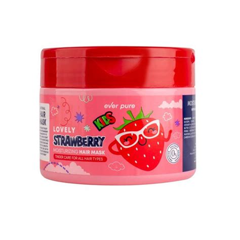 EVER PURE KIDS MOIST HAIR MASK LOVELY STRAWBERRY 340ML