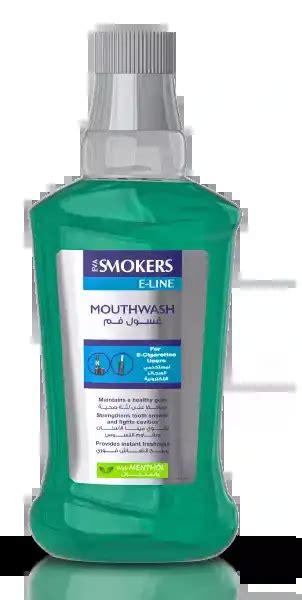 EVA SMOKERS E LINE MOUTH WASH MENTHOL 250ML