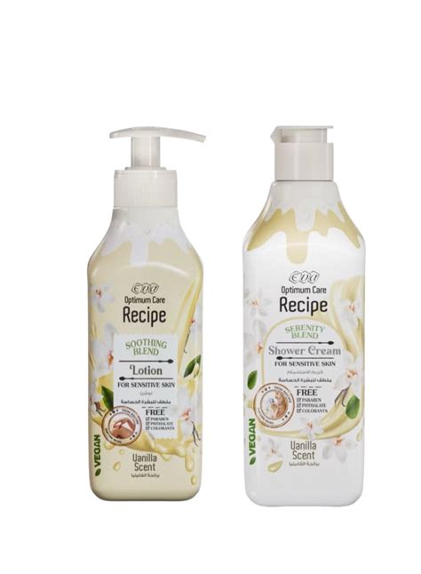 EVA RECIPE SHOWER CREAM VANILLA SCENT 370ML