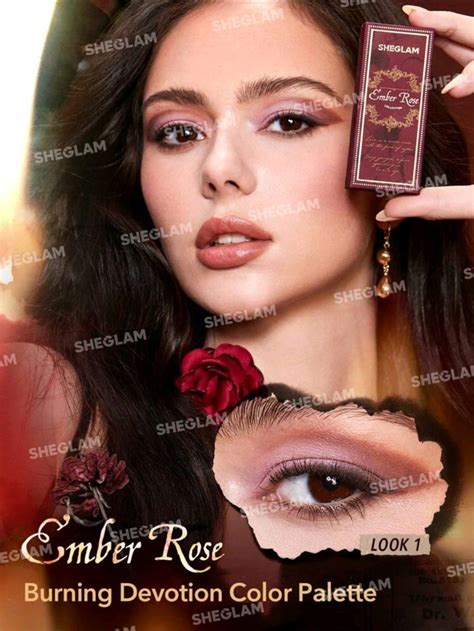 SHEGLAM EMBER ROSE BURNING DEVOTION COLOR PALETTE 6.5G